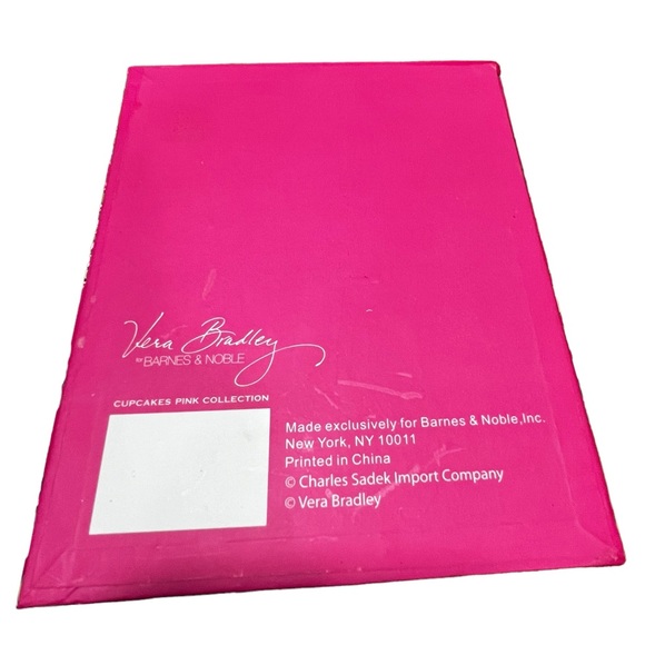 Vera Bradley x Barnes & Noble Cupcakes Pink Mug w Lid NIB Floral Gift - Picture 8 of 10
